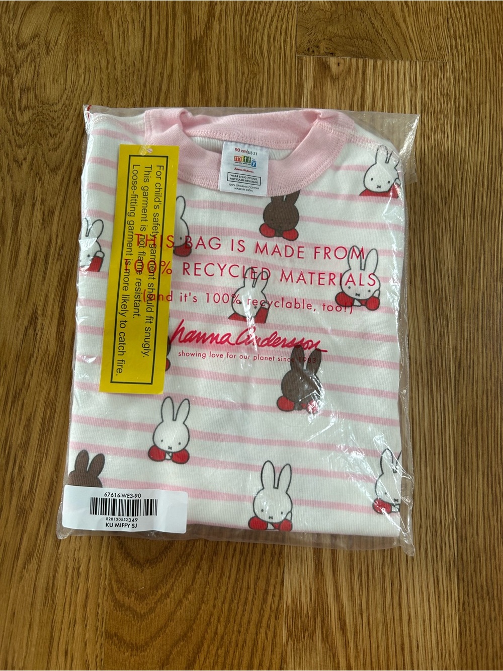 Hanna Andersson Miffy Short John Pajama Set